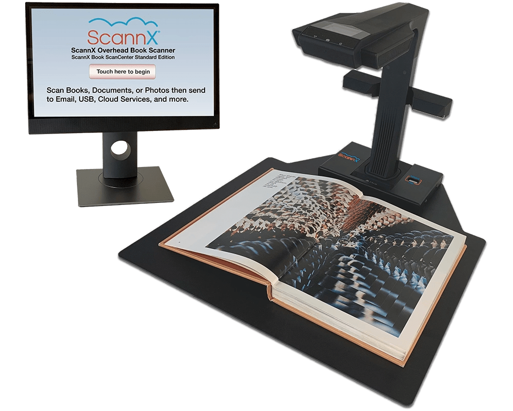 Overhead Scanner 1800 The Library Book Scanner by ScannX